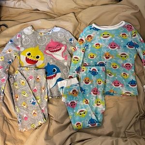 Baby shark pajama sets